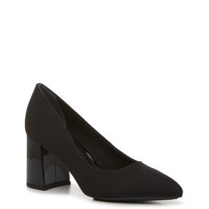 Anne Klein Woman's Blanchett Pump Shoes , Black , 7.5